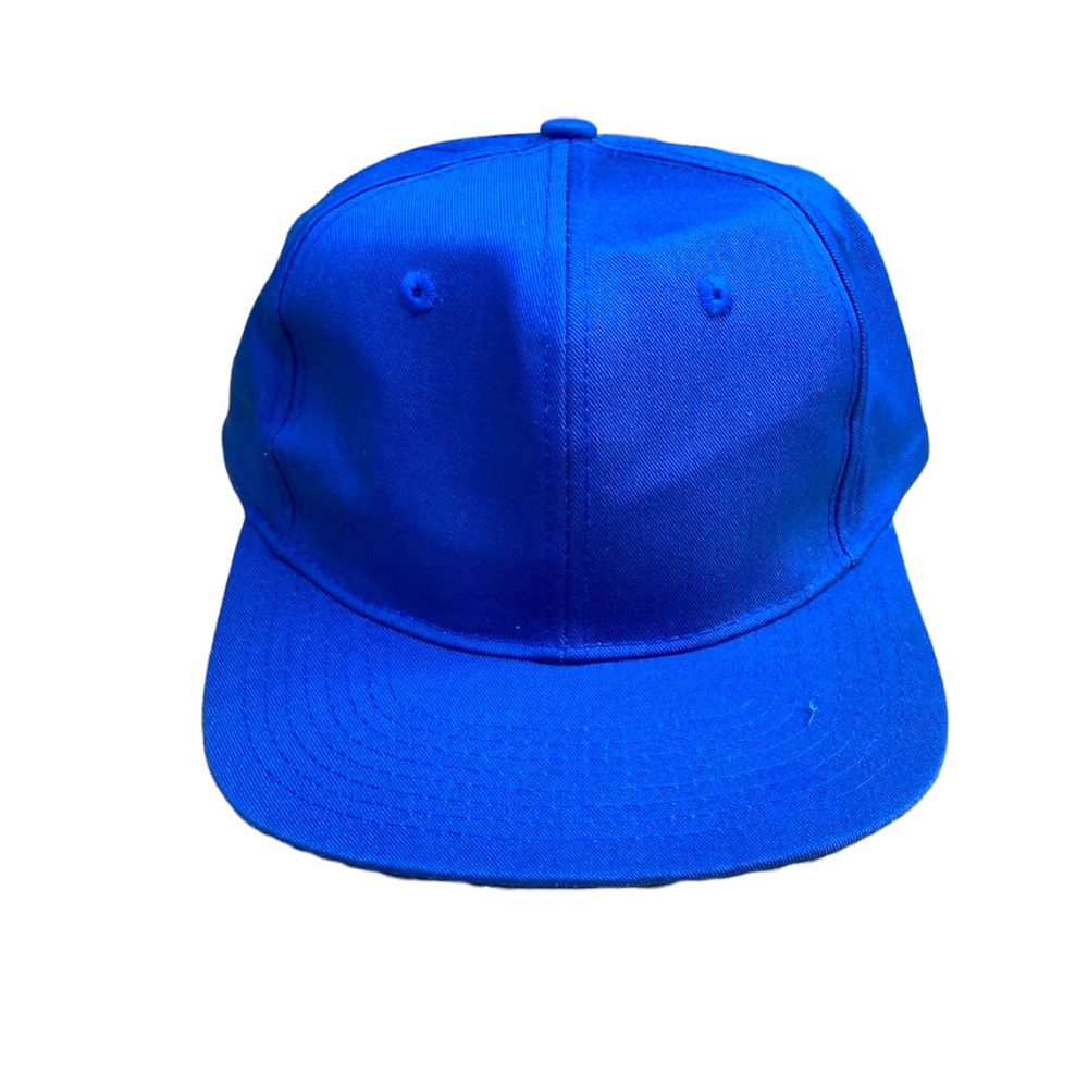 ⚜️San Sun Vintage Royal Blue Plain SnapBack Hat!